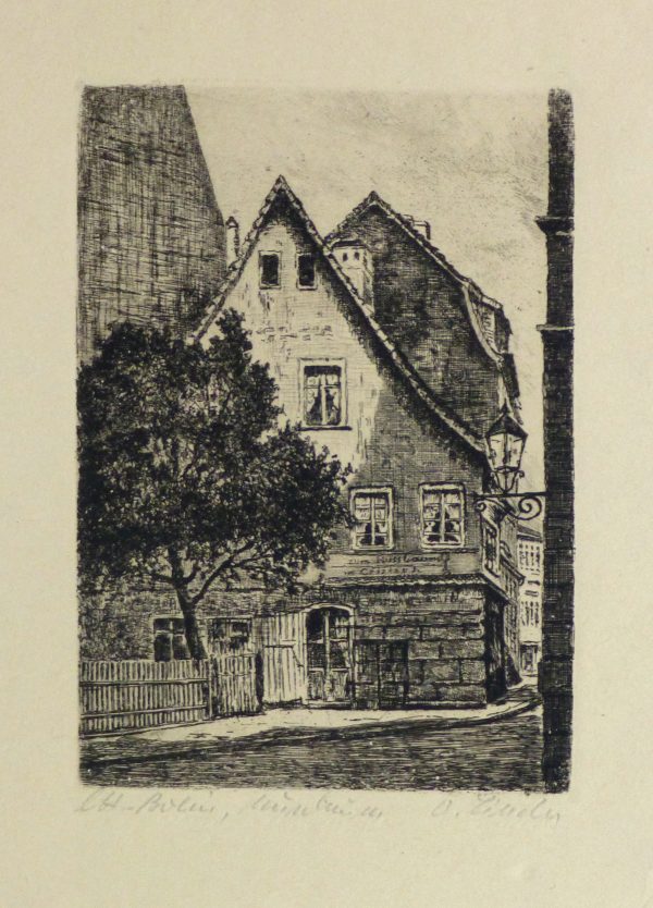 Etching - The Corner Pub, Circa 1930-main-10752M