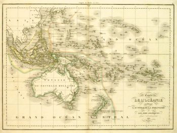 Australia & Polynesia Map, 1838-main-8076k