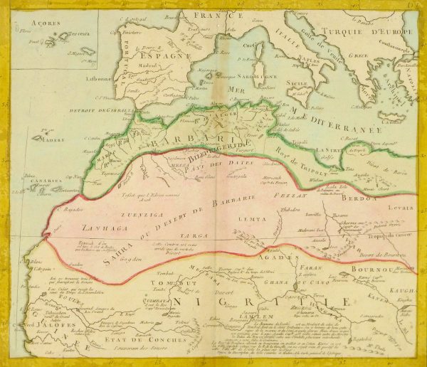 North Africa Map, 1767-main-8286K