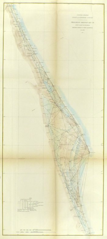 Map Florida Coast, 1879-main-9057K