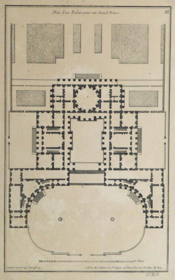 Italian Palace Floor Plan, Circa 1780-main-kla2619